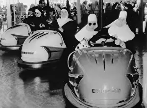 Nuns In Bumper Cars