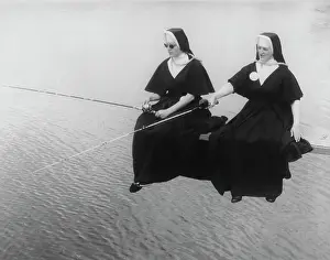 Habit Prints: Nuns Going Fishing