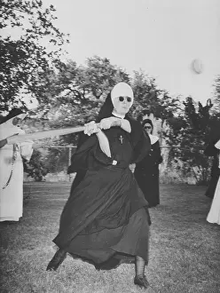Habit Prints: Nuns Playing Baseball