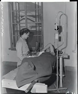 Nurse Attending Wounded Soldier