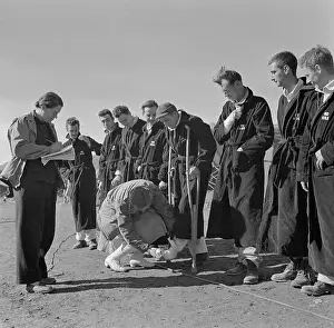 Tunisia Prints: Nurse Checking Bandages of Wounded Soldiers