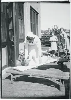 Labrador Prints: Nurse Helping Patient