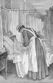 Nurse Helping Sick Patient