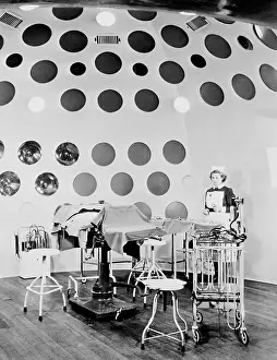 Nurse Preparing Instruments in Operating Theater