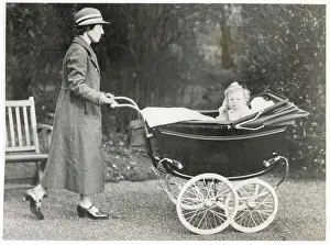 Nurse Taking Prince Edward for Stroll