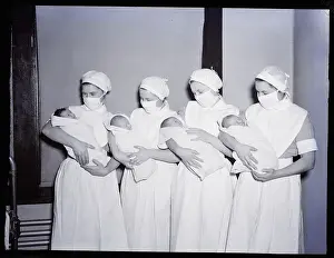 Fertility Prints: Nurses Holding Babies