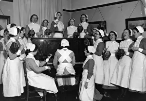 Musical Instrument Prints: Nurses Singing