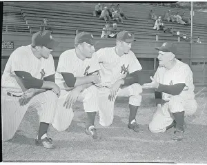 Glendale Prints: N.Y. Yankees Discussing Plays