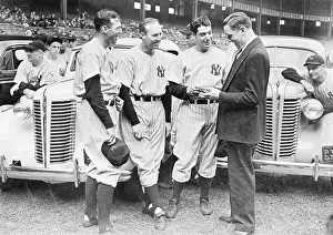 Popular Prints: Ny Yankees Given Cars In Yankee Stadium