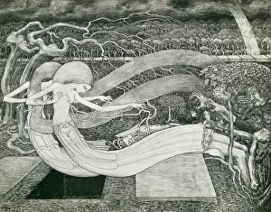 Symbolist Prints: O Grave where is thy Victory by Jan Toorop