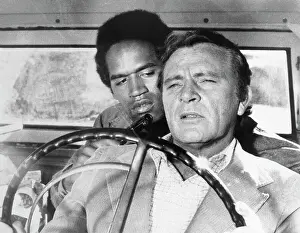 Simpson Prints: O J Simpson and Richard Burton in The Klansman