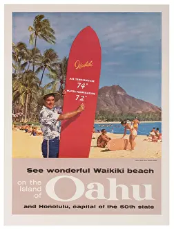 Oahu And Waikiki Beach