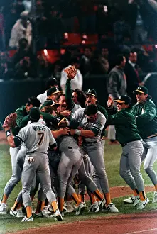 Oakland A's Celebrate World Series Victory