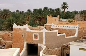 Buildings Collection: In the oasis of Ghadames, UNESCO world heritage, Libya