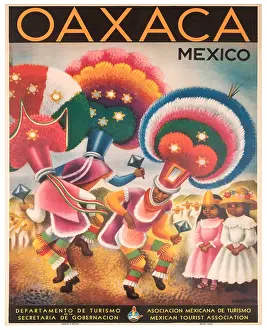 Oaxaca Dancers Poster
