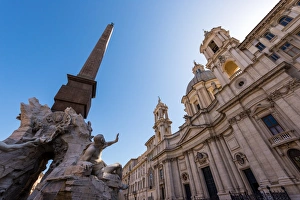Images Dated 7th June 2014: Obelisco Agonale of Piazza Navona