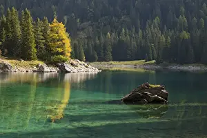Obernberger See, Obernberg am Brenner, Tyrol, Austria