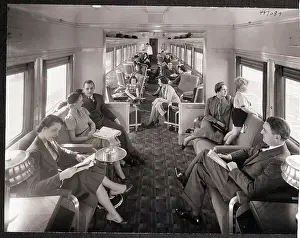 Observation Prints: Observation Car In A Train