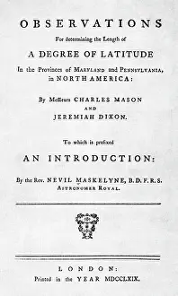 Maryland Prints: Observations For Determining Latitude
