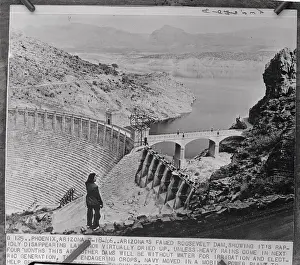 Phoenix Prints: Observer Walking at Dam Site