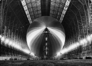 Observers at Hindenburg Hangar