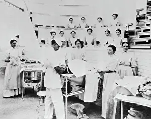 Nurse Prints: Observing Surgery at St. Luke's Hospital