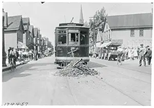 Buffalo Prints: Obstruction of Street Car During Strike