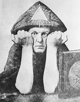 Strange Prints: Occultist Aleister Crowley in Odd Hat