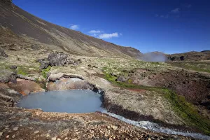 Images Dated 22nd May 2011: Oelfusdalur and Reykjadulur geothermal area, Hveragerdi, southern Iceland, Iceland, Europe