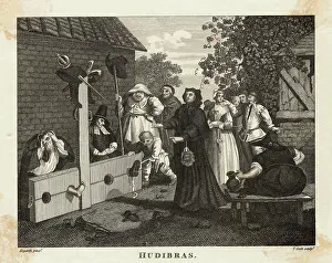 Offenders Being Punished in Stocks