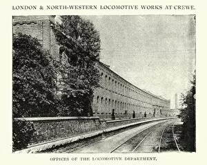 Thoroughfare Gallery: Office of the Locomotive Department, Crewe, England, 1892