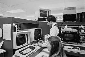 Office Workers Using Computers