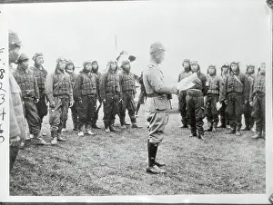 Shanghai Prints: Officer Giving Instructions