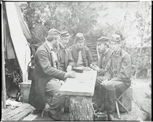 Domino Prints: Officers Playing Dominos
