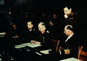 Officers Sitting at Table