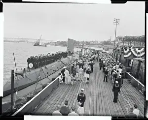 Groton Prints: Officers Standing at Attention