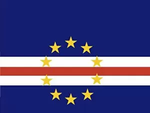 Images Dated 25th May 2018: Official national flag of Cabo Verde