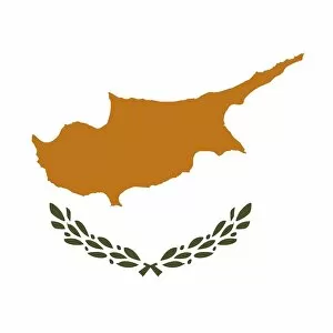 Cyprus Collection: Official national flag of Cyprus