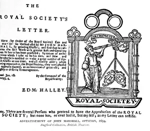 Archimedes Prints: Official Optician Sign; Engraving