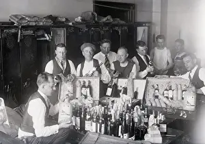 Runner Prints: Officials Examine Seized Liquor