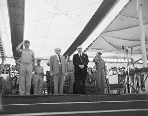 Official Prints: Officials Standing On Review Stand