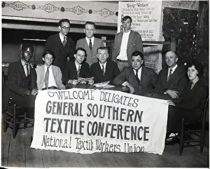 Cloth Prints: Officials at Textile Conference