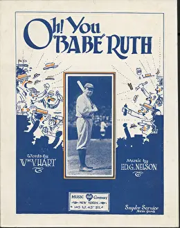 Piano Prints: Oh! You 'Babe' Ruth