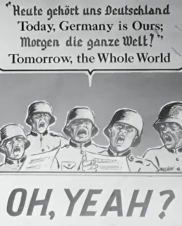 Oh, Yeah? World War II Poster by MacLean