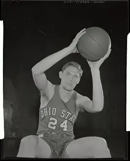 Ohio Basketball player Robin Freeman