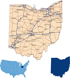 Ohio road map