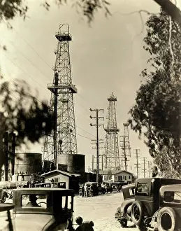 Inglewood Prints: Oil Derricks