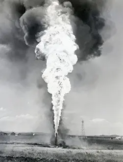 Route Prints: Oil Field On Prairie Route, Edmonton