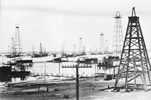 Gulf Of Mexico Prints: Oil Rigs In Gulf Of Mexico
