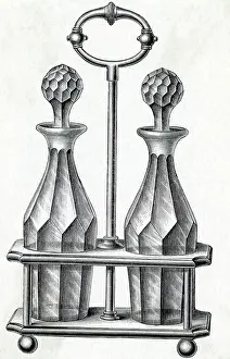 Cooking Oil Prints: Oil And Vinegar Serving Set